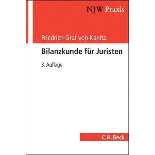 Friedrich Graf Kanitz - Bilanzkunde für Juristen