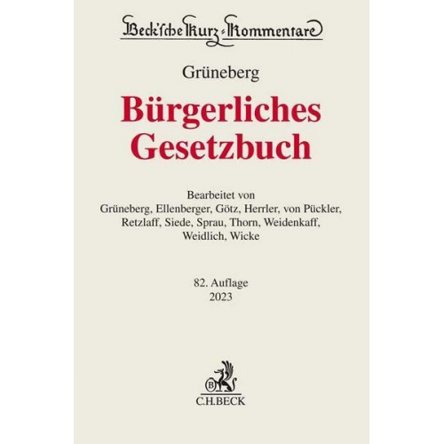 Bürgerliches Gesetzbuch