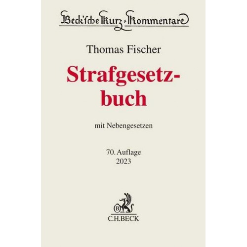 Thomas Fischer - Strafgesetzbuch