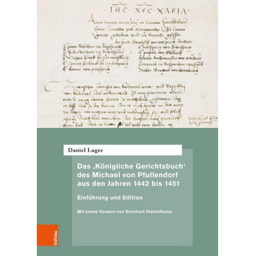 Daniel Luger - Das ‚Königliche Gerichtsbuch‘ des Michael von Pfullendorf aus den Jahren 1442 bis 1451 – Zu den Anfängen des Kammergerichts am römisch-deutschen König