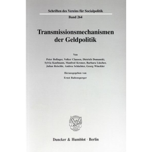 Transmissionsmechanismen der Geldpolitik.