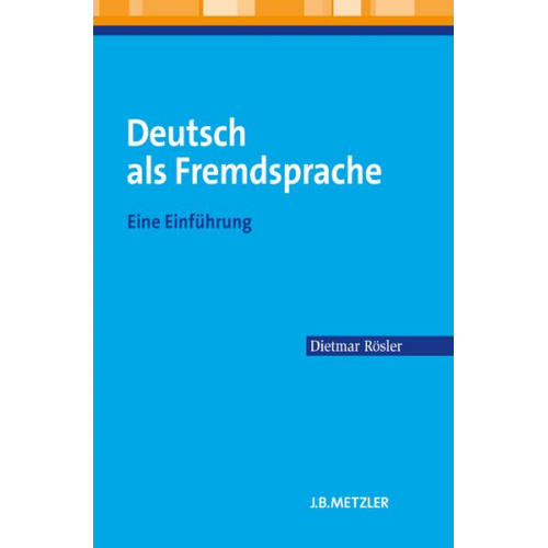 Dietmar Rösler - Deutsch als Fremdsprache