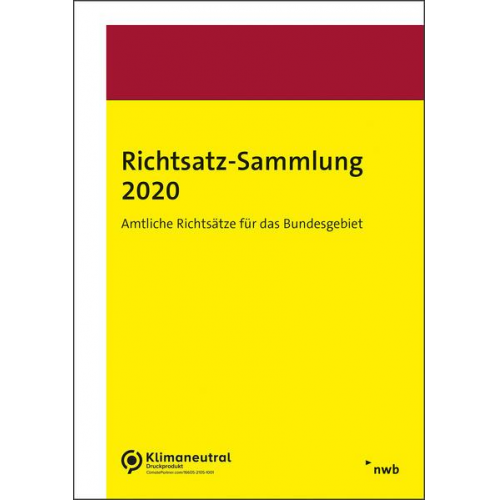 Richtsatz-Sammlung 2020