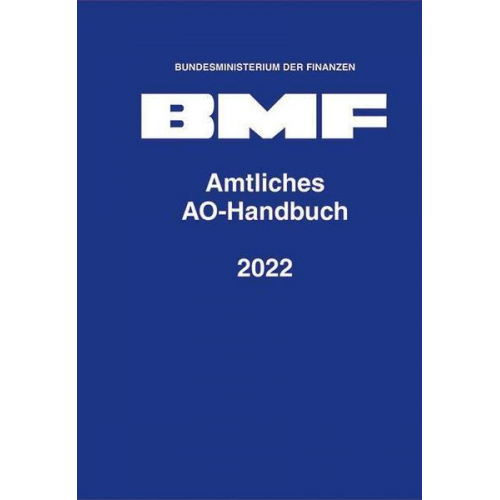 Amtliches AO-Handbuch 2022