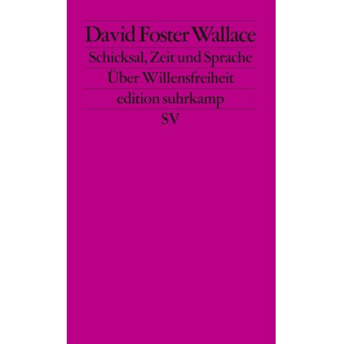 David Foster Wallace - Schicksal, Zeit und Sprache