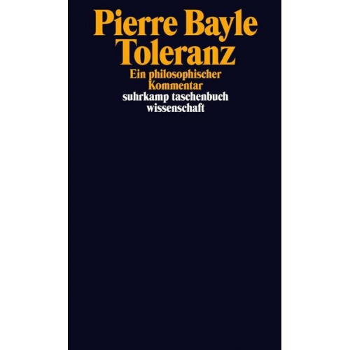 Pierre Bayle - Toleranz