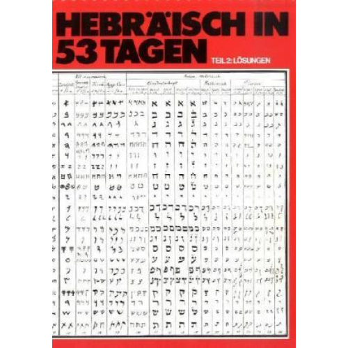 Fritz Stolz - Hebräisch in 53 Tagen