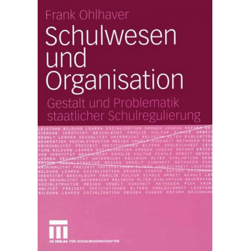 Frank Ohlhaver - Schulwesen und Organisation