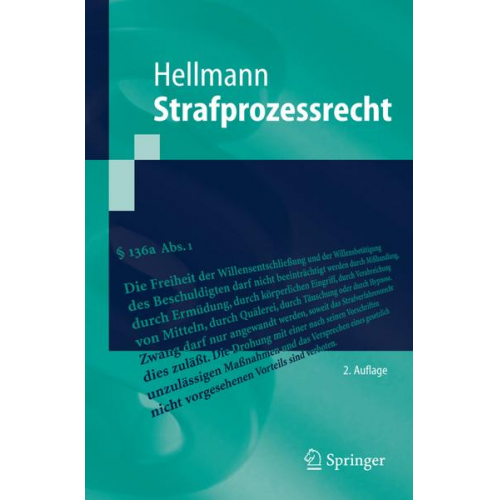 Uwe Hellmann - Strafprozessrecht