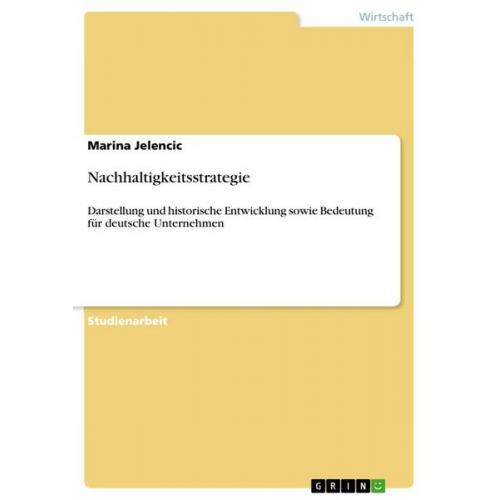 Marina Jelencic - Nachhaltigkeitsstrategie