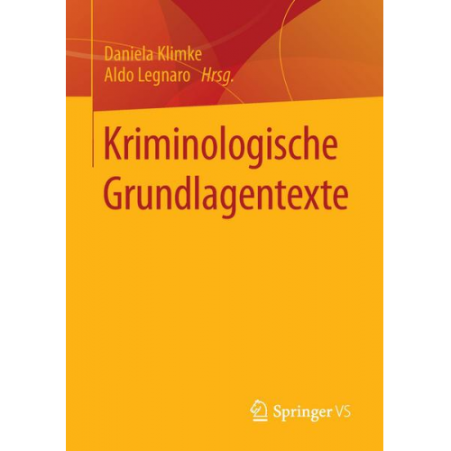 Kriminologische Grundlagentexte