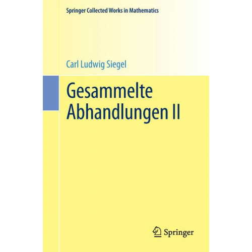 Carl Ludwig Siegel - Gesammelte Abhandlungen II