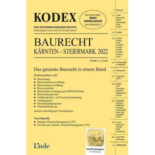 Tatjana Katalan & Sonja Köffler - KODEX Baurecht Kärnten - Steiermark 2022