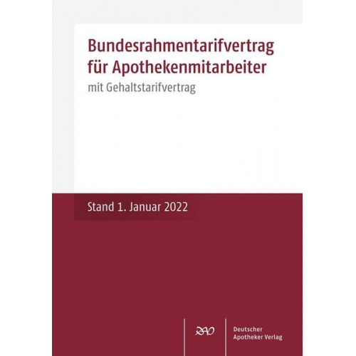 Bundesrahmentarifvertrag für Apothekenmitarbeiter