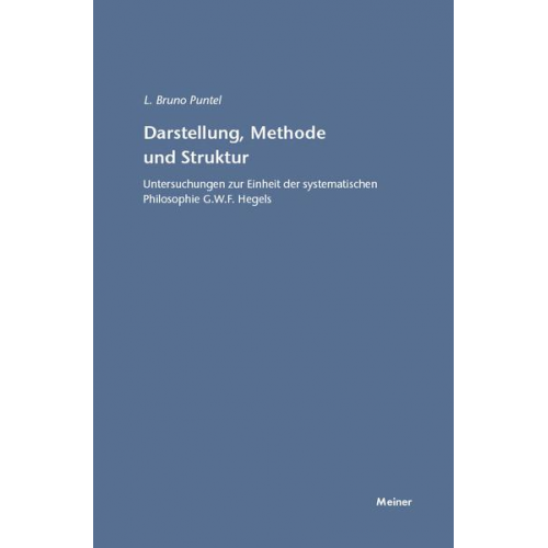 Lorenz B. Puntel - Darstellung, Methode und Struktur