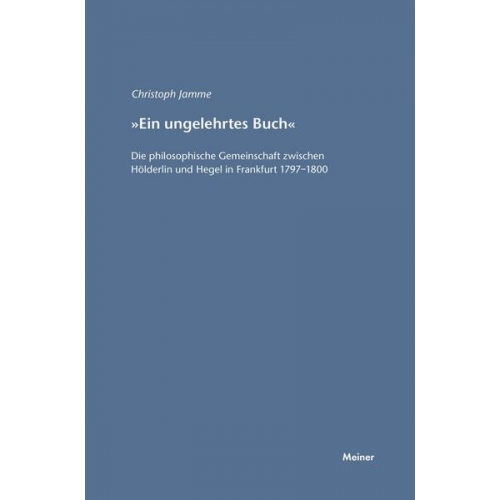 Christoph Jamme - Ein ungelehrtes Buch