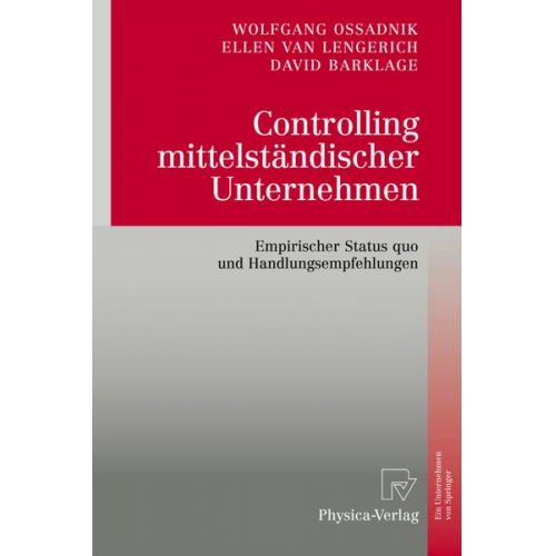 Wolfgang Ossadnik & Ellen van Lengerich & David Barklage - Controlling mittelständischer Unternehmen