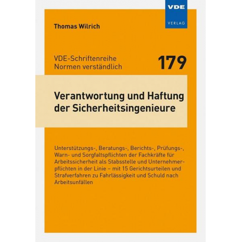 Thomas Wilrich - Verantwortung und Haftung der Sicherheitsingenieure