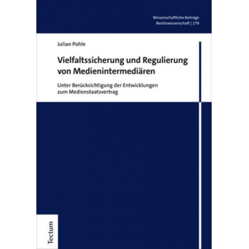 Julian Pohle - Vielfaltssicherung und Regulierung von Medienintermediären