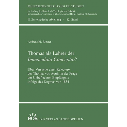 Andreas M. Riester - Thomas als Lehrer der Immaculata Conceptio?