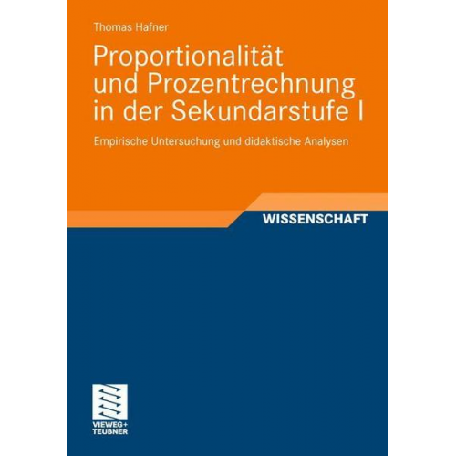 Thomas Hafner - Proportionalität und Prozentrechnung in der Sekundarstufe I