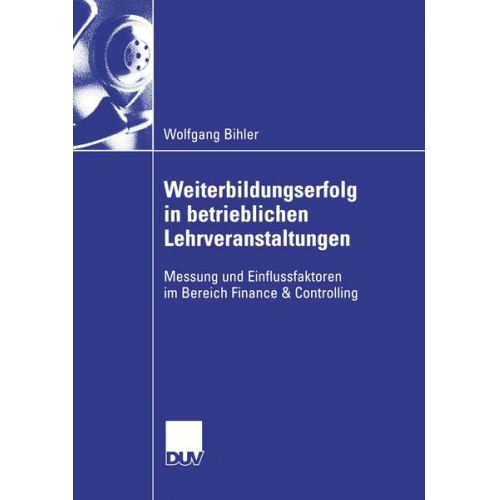 Wolfgang Bihler - Weiterbildungserfolg in betrieblichen Lehrveranstaltungen