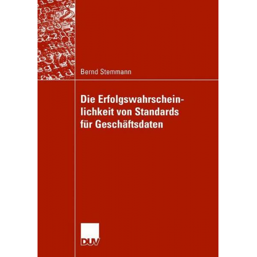 Bernd Stemmann - Erfolgswahrscheinlichkeit von Standards für Geschäftsdaten