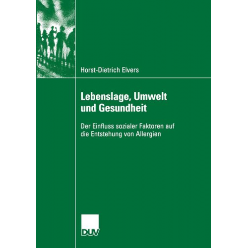 Horst-Dietrich Elvers - Lebenslage, Umwelt und Gesundheit