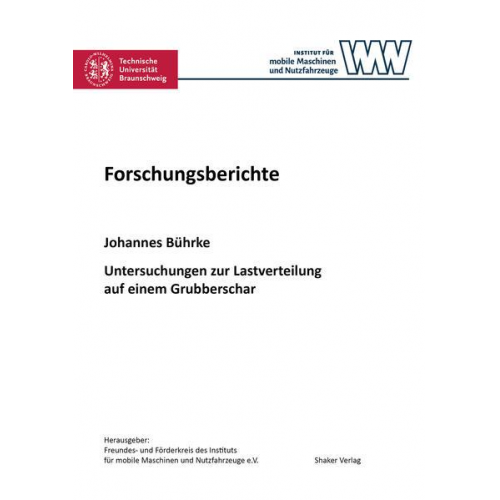 Johannes Bührke - Untersuchungen zur Lastverteilung auf einem Grubberschar