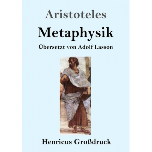 Aristoteles - Metaphysik (Großdruck)