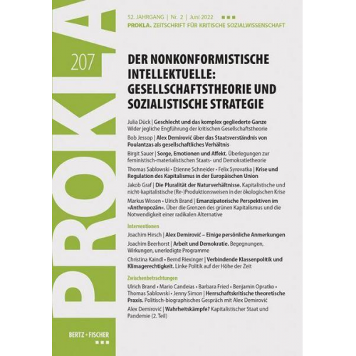 Prokla 207 - Der nonkonformistische Intellektuelle: Gesellschaftstheorie und sozialistische Strategie