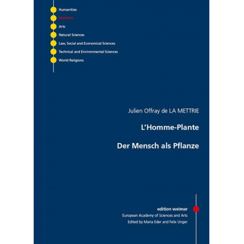 Julien Offray de La Mettrie - L'Homme-Plante - Der Mensch als Pflanze