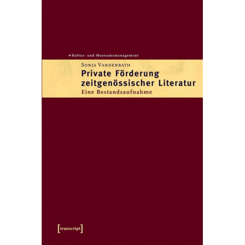 Sonja Vandenrath - Private Förderung zeitgenössischer Literatur