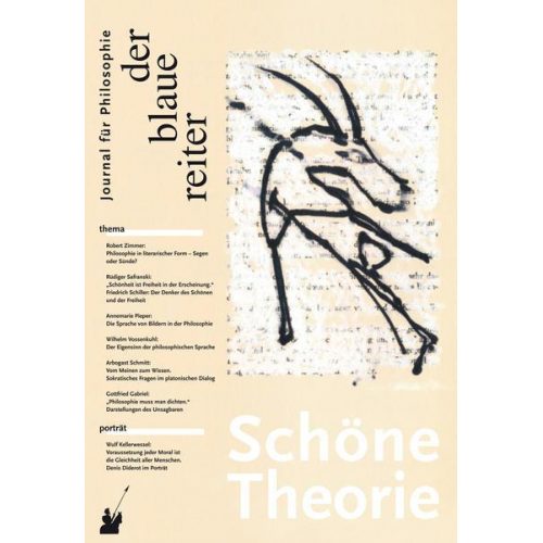 Robert Zimmer & Wilhelm Vossenkuhl & Rüdiger Safranski - Der Blaue Reiter. Journal für Philosophie / Schöne Theorie