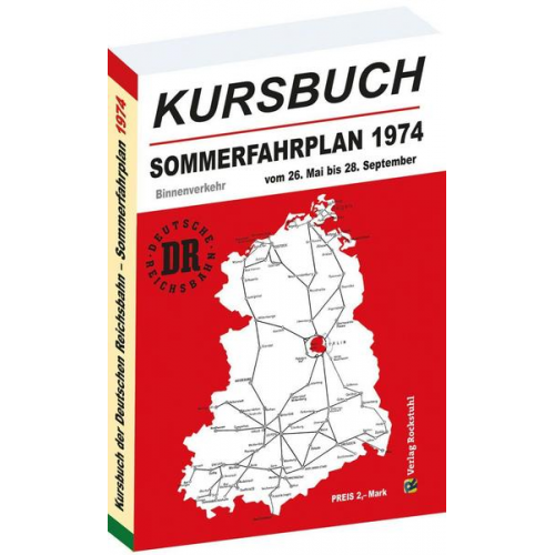 Kursbuch der Deutschen Reichsbahn - Sommerfahrplan 1974