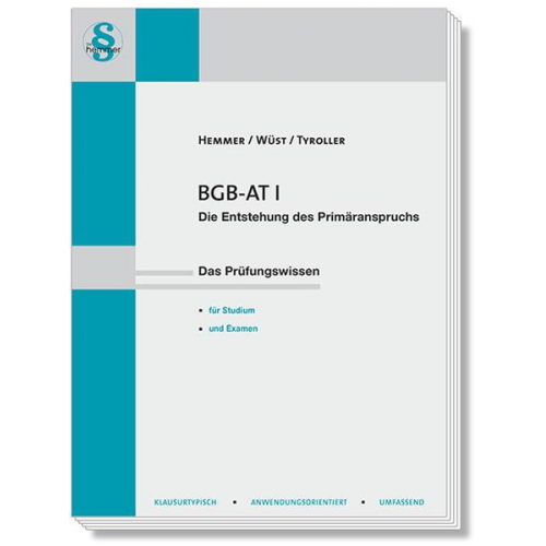 Karl-Edmund Hemmer & Achim Wüst & Michael Tyroller - Bgb-At I