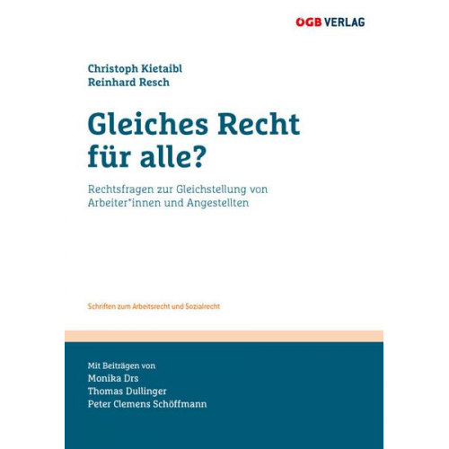 Peter Schöffmann & Monika Drs & Thomas Dullinger - Gleiches Recht für alle?