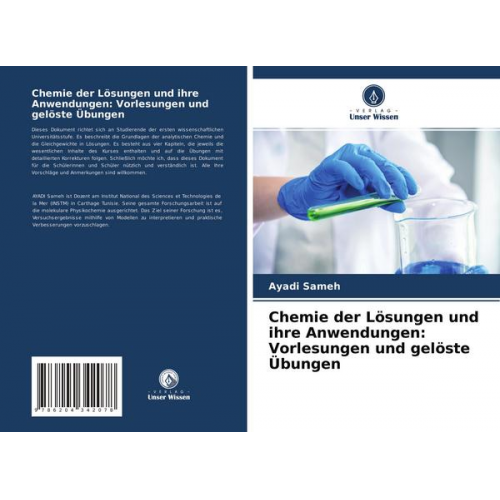 Ayadi Sameh - Chemie der Lösungen und ihre Anwendungen: Vorlesungen und gelöste Übungen