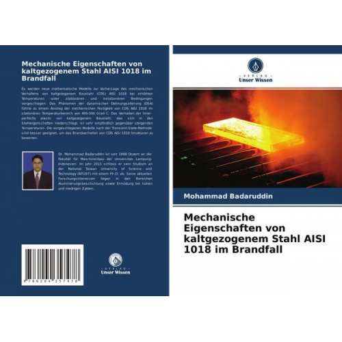 Mohammad Badaruddin - Mechanische Eigenschaften von kaltgezogenem Stahl AISI 1018 im Brandfall