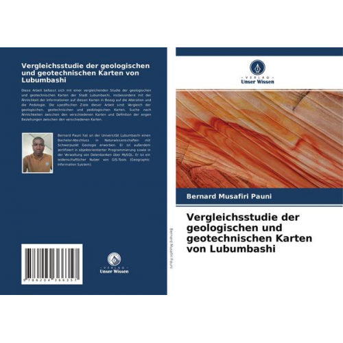 Bernard Musafiri Pauni - Vergleichsstudie der geologischen und geotechnischen Karten von Lubumbashi