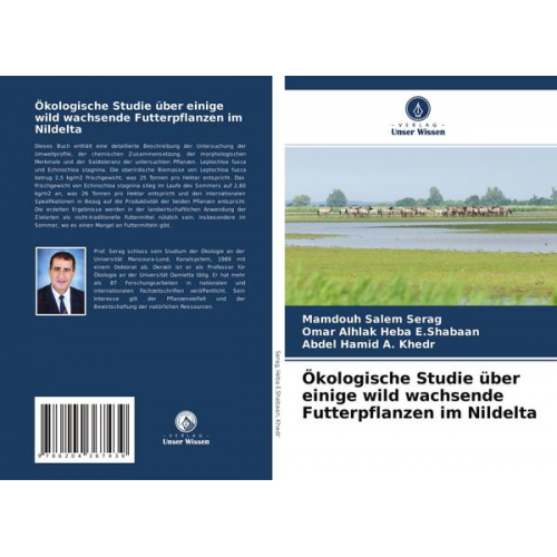 Mamdouh Salem Serag & Omar Alhlak Heba E. Shabaan & Abdel Hamid A. Khedr - Ökologische Studie über einige wild wachsende Futterpflanzen im Nildelta