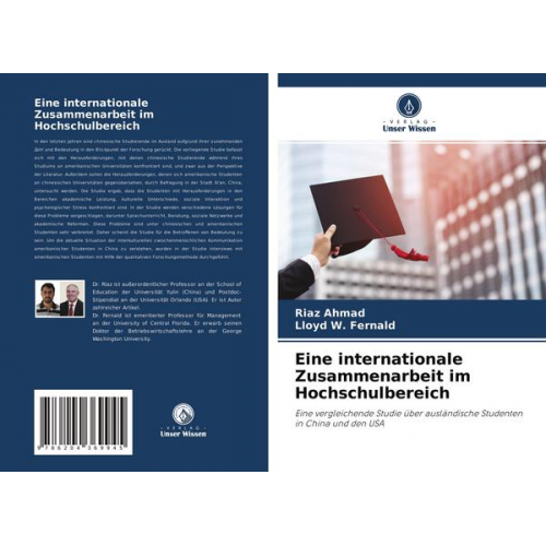 Riaz Ahmad & Lloyd W. Fernald - Eine internationale Zusammenarbeit im Hochschulbereich