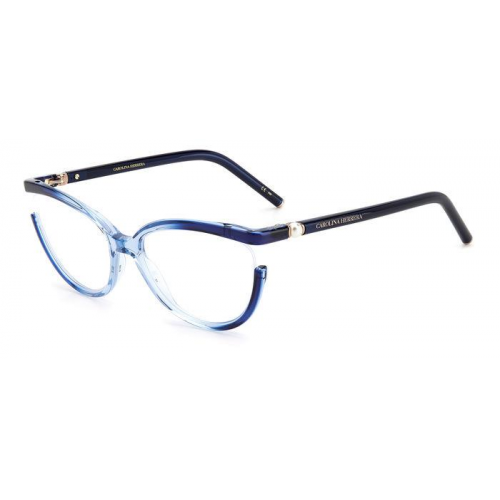 Brille  Carolina herrera Ch 0005 col. ags Damen Runden Azurblau/blau