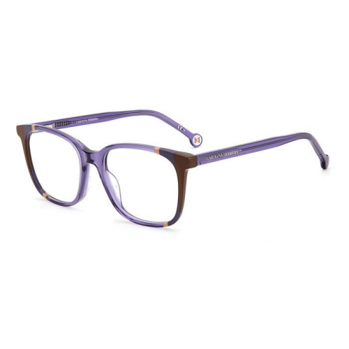 Brille  Carolina herrera Ch 0065 col. e53 Damen Rechteckig Lila / braun