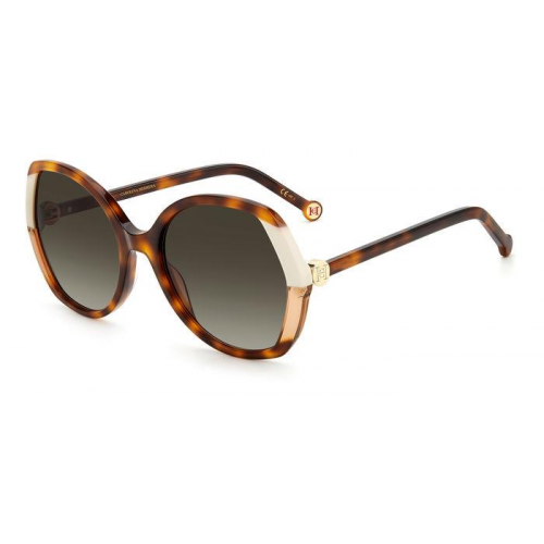 Sonnenbrillen  Carolina herrera Ch 0051/s col. c1h/ha Damen Geometrische Havanna/elfenbein