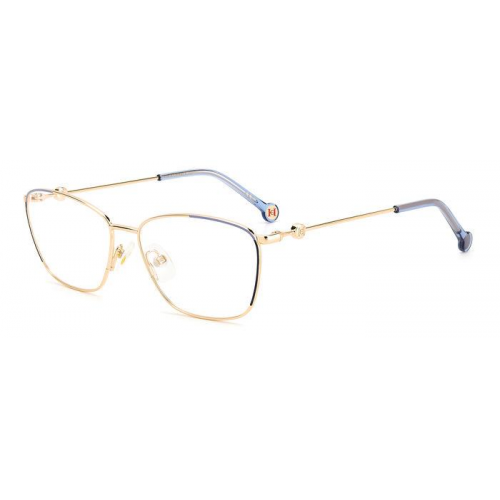 Brille  Carolina herrera Ch 0060 col. lks Damen Rechteckig Gold / blau