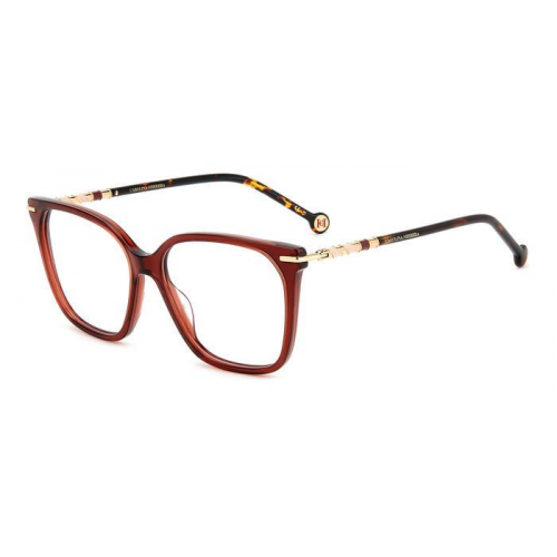 Brille  Carolina herrera Her 0094 col. ydc Damen Rechteckig Burgund/havanna