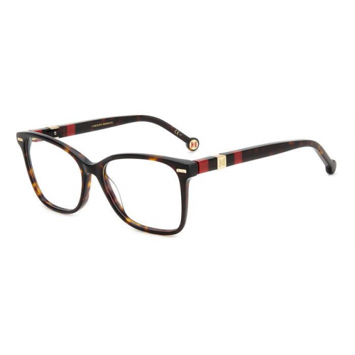 Brille  Carolina herrera Her 0108 col. o63 Damen Rechteckig Havanna / rot