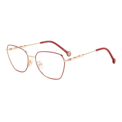 Brille  Carolina herrera Her 0105 col. y11 Damen Schmetterling Rotes gold