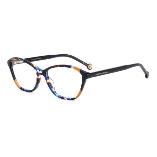 Brille  Carolina herrera Her 0122 col. 1bc Damen Schmetterling Havanna / blau